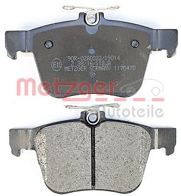 METZGER 1170470 GREENPARTS Bremsbelagsatz, Scheibenbremse